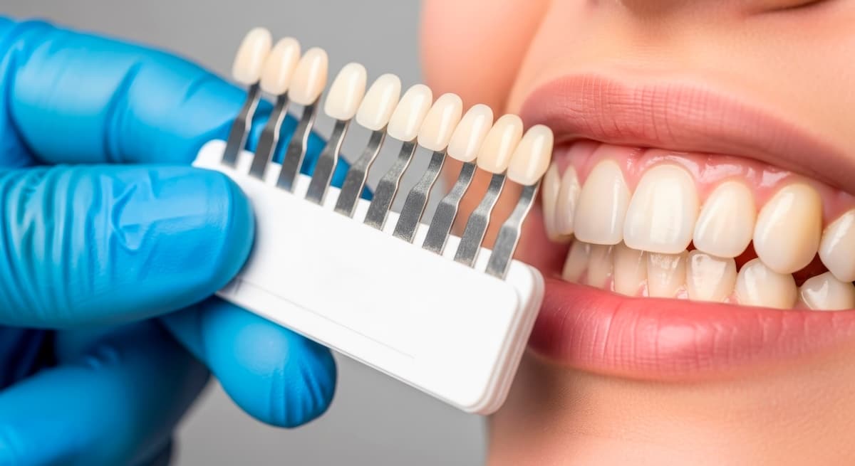 Colour Matching Dentures for natural look